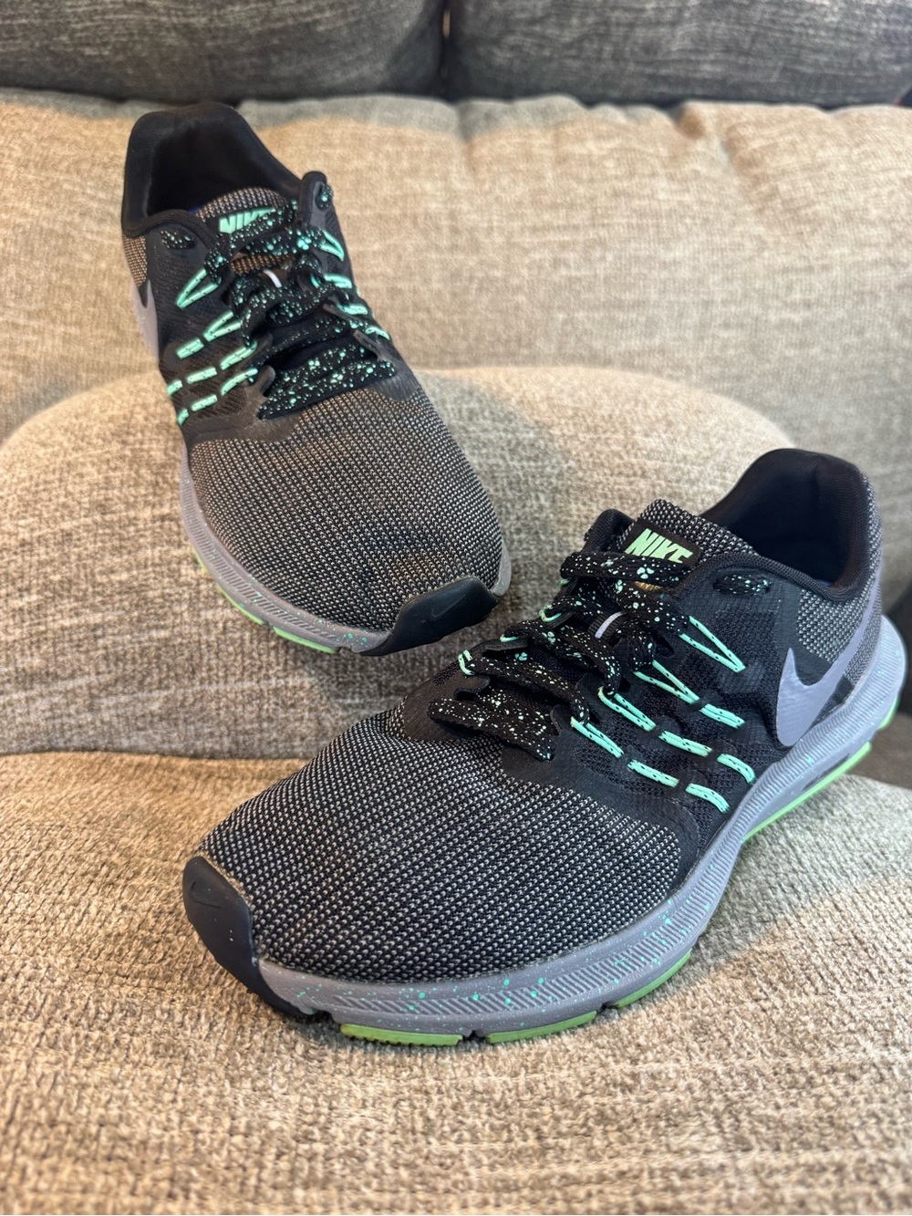 Nike Run Swift SE Special Edition Women’s Gunsmoke/Green Glow AR1904-001 Size 9 - Picture 12 of 12